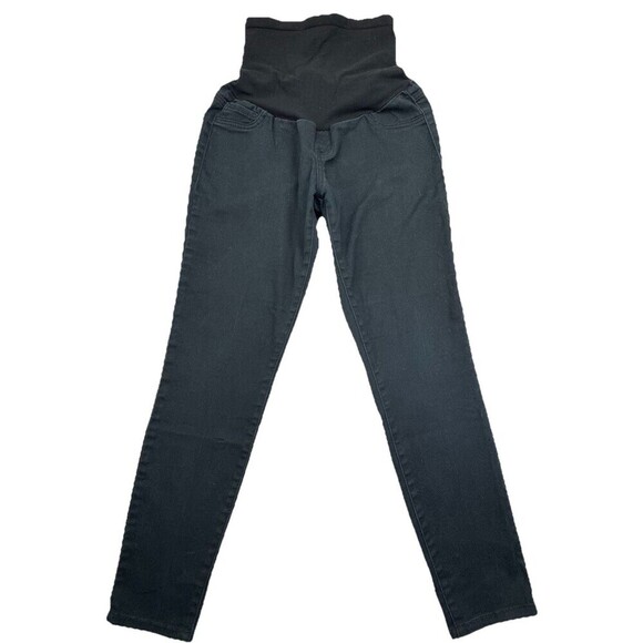 Motherhood Maternity Black Skinny Jeans Size Petite Medium PM - Picture 1 of 8